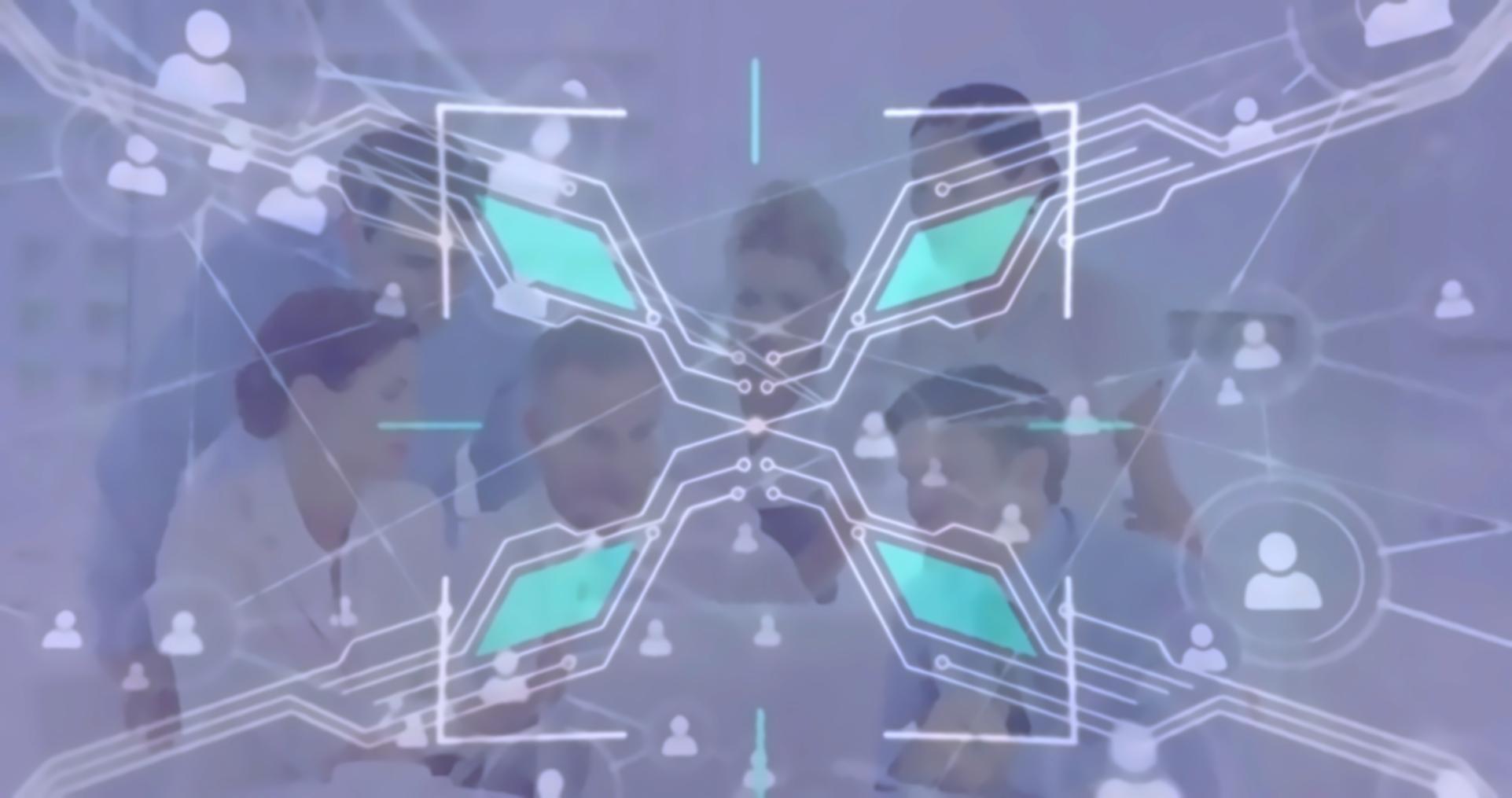 Team collaboration session with blockchain architects reviewing performance optimization strategies on whiteboards