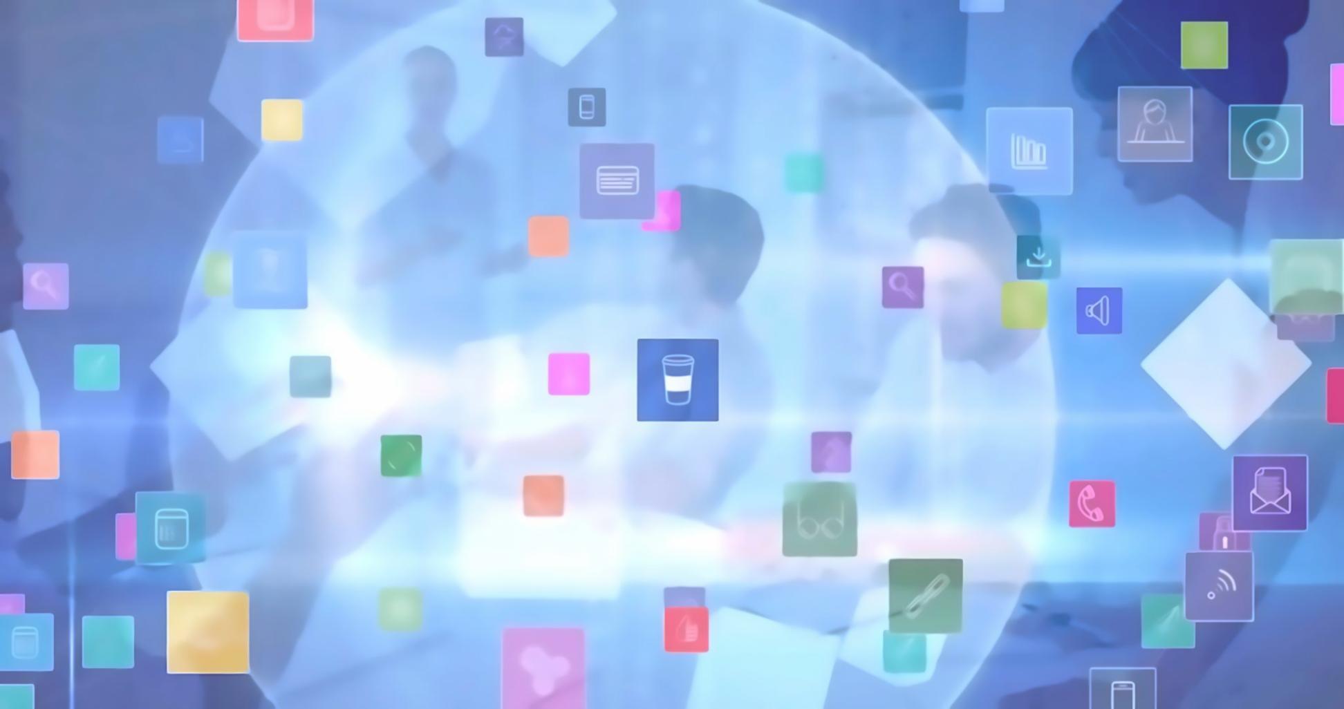 Students working on blockchain performance analysis in a modern classroom setting